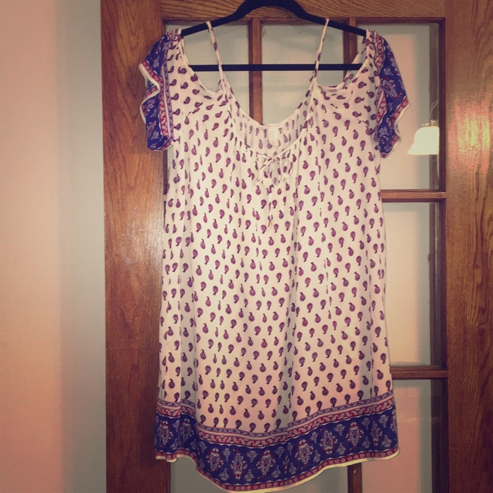 Cold shoulder dress